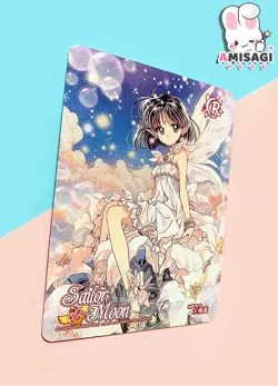 Sailor Moon Trading Card Sailor Saturn Game Karte Anime Manga Fan Made HXZ-R-13 - Image 2