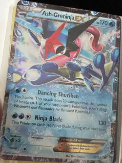 Ash-Greninja EX Promo Holo Pokemon TCG Card XY133 XY Set 170HP English - Image 1