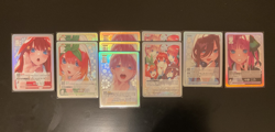 quintessential quintuplets card game vol. 2 indespensable existence GR bulk lot - Image 1