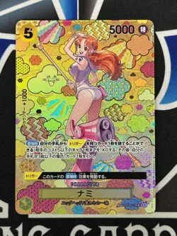 Nami (Parallel/SP/Japanese Pattern/illust:ottonOne Piece op08-106 Card NM - Image 1