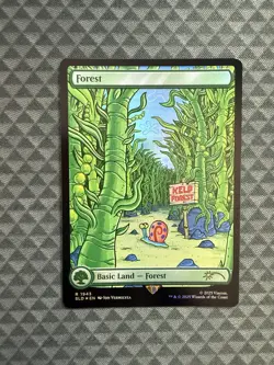 MTG Forest #1943 Rainbow Foil Rare Secret Lair Drop Series (SLD) - Image 1