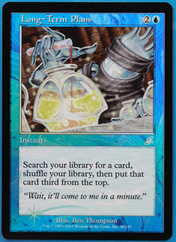 Long-Term Plans FOIL Scourge NM Blue Uncommon MAGIC CARD (ID# 502217) ABUGames - Image 1