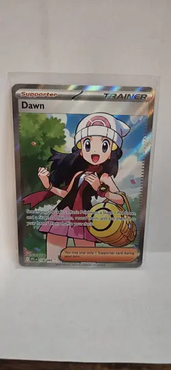 Dawn 118/094 Pokemon TCG Phantasmal Flames Illustration Rare Holo Trainer Card - Image 1