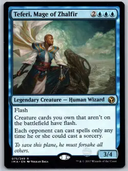 Teferi, Mage of Zhalfir R The List Reprints 075/249 NM - Image 1