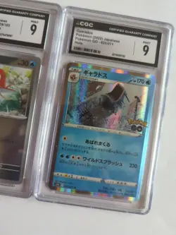 Magikarp 151 Pokeball Reverse Holo And Gyarados Pokemon Go Graded Card Lot CGC 9 - Image 4