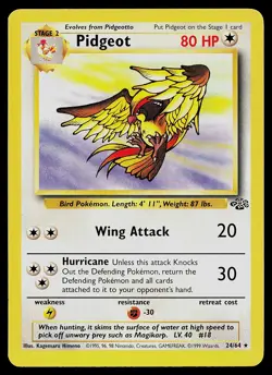 Pokemon Card - Pidgeot Jungle 24/64 Rare - Image 1