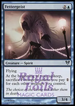 Fettergeist 3x FOIL AVR MTG Avacyn Restored Uncommon 2 MINT 1 NM blue - Image 1