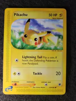 Pokemon - e-Expedition - Pikachu 124/165 - Image 1