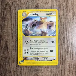 Pokemon TCG Ursaring (Skyridge 110/144) Common 2003 Played - Image 1