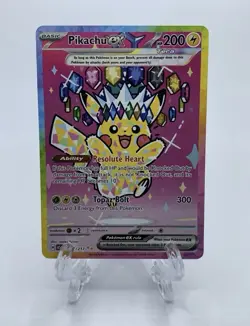 Pokemon Pikachu ex 277/217 Full Art Holo ascended heroes (mint) rare - Image 1