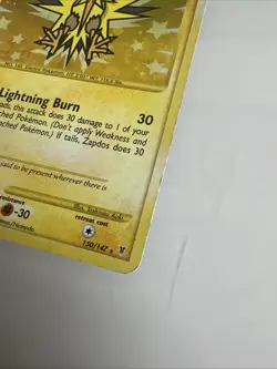 Pokemon Zapdos Supreme Victors Lv.30 150/147 Secret Rare Vintage Pokemon TCG - Image 4
