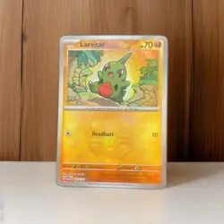 Pokemon Larvitar 047/131 Sv: Prismatic Evolutions Masterball - Image 1