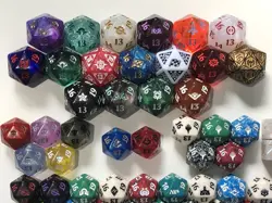 80 mtg spindown dice No Doubles! d20 life counter magic game dice - Image 2