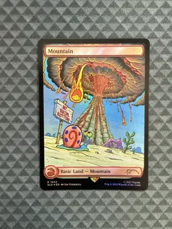 MTG Mountain #1942 Rainbow Foil Rare Secret Lair Drop Series (SLD) - Image 1