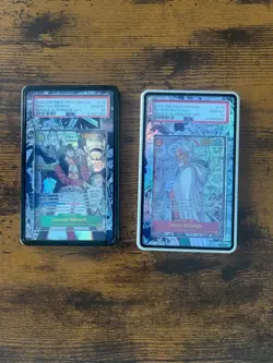One Piece Manga Dracule Mihawk and Silvers Rayleigh PSA 10 x2 - Image 1