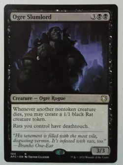Ogre Slumlord *Rare* Magic MtG x1 AFC Commander Forgotten Realms - Image 1
