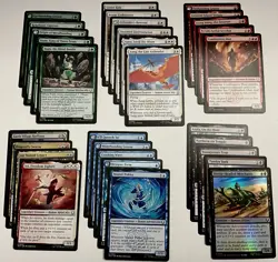 MTG Avatar Commander Bundle Box 140 Card Lot No Duplicates Foils + Lands - Image 2