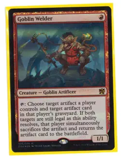 MTG Duel Decks: Elves vs. Inventors - 1x Foil Goblin Welder - NM - Image 1