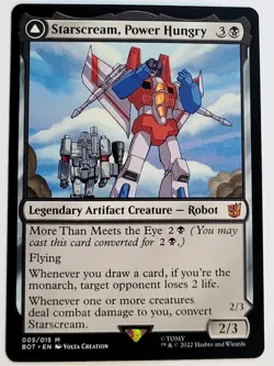 MTG Starscream, Power Hungry /Starscream, Seeker Leader - NM - Image 1