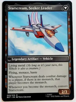 MTG Starscream, Power Hungry /Starscream, Seeker Leader - NM - Image 2