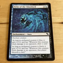 HELM OF THE GHASTLORD Shadowmoor MTG Magic the Gathering Free Shipping - Image 1