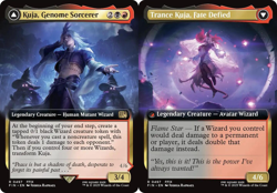 1x Kuja, Genome Sorcerer - Extended Art Light Play MTG Magic - Kid Icarus - - Image 1