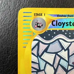 Pokemon TCG Cloyster 8/165 Expedition Base Set Reverse Holo Rare - Image 2