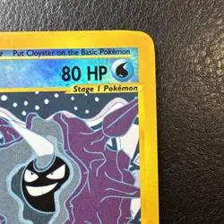 Pokemon TCG Cloyster 8/165 Expedition Base Set Reverse Holo Rare - Image 3