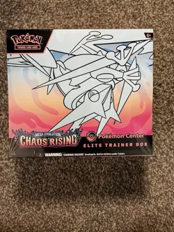 Pokemon TCG Chaos Rising Pokemon Center ETB (New & Sealed) SMALL HOLES - Image 1