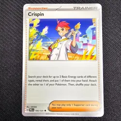 Crispin - 105/131 - Prismatic Evolutions - Pokemon TCG - NM - Image 1
