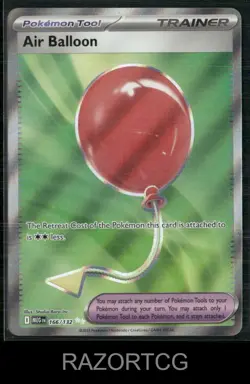 AIR BALLOON 166/132 ULTRA RARE MEGA EVOLUTION POKEMON NM/M - Image 1