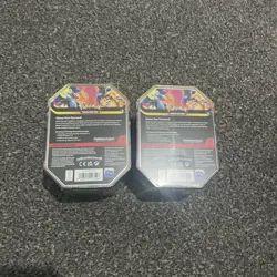 Pokemon Mega Charizard X & Y Tins (x2 Pair) - Both Artworks - Brand New & Sealed - Image 2