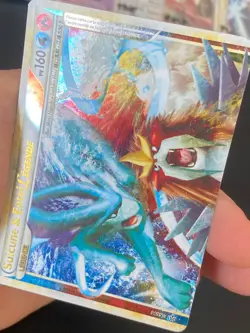 CARTE POKEMON SUICUNE & ENTEI LEGENDE 94/95 FR ULTRA HS DECHAINEMENT - TBE/EXC - Image 2