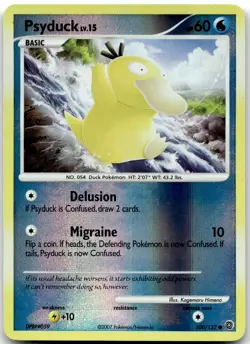 Psyduck 100/132 Common Secret Wonders Pokemon Reverse Holo Reverse Holo LP - Image 2