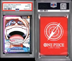 2024 ONE PIECE OP09-EMPERORS IN THE NEW WORLD #061 MONKEY D. LUFFY PSA 10 - Image 2