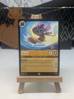 Disney Lorcana - Stitch - Carefree Surfer - 24/204 - Fabled - Normal - NM - Image 1