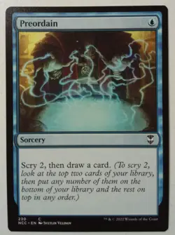 Preordain *Common* Magic MtG x1 NCC Commander Streets of New Capenna - Image 1