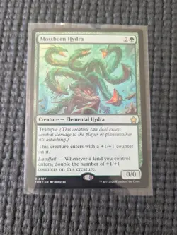 MTG 1X Mossborn Hydra (#107) Foundations Regular-NM - Image 2