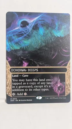 MTG Echoing Deeps (0013) (Borderless) Edge of Eternities - Image 1