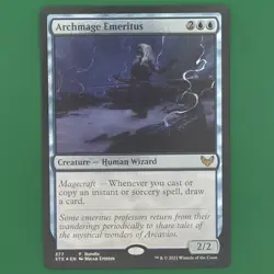 MTG - Archmage Emeritus PROMO Strixhaven #377 - Foil Near Mint - Image 1