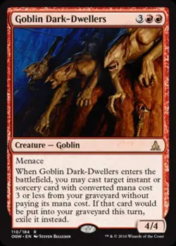 Goblin Dark-Dwellers - Light Play MTG Oath of the Gatewatch - Image 1