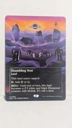 Shambling Vent (Borderless) 0083 (R) MTG Edge of Eternities Stellar Sights (EOS) - Image 1