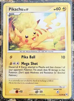 Pokemon 2009 Arceus Pikachu 71 LP - Image 1