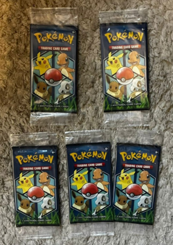 5x Pokemon General Mills Booster Pack - ENG - 3 Promo Karten NEAR MINT - Image 1