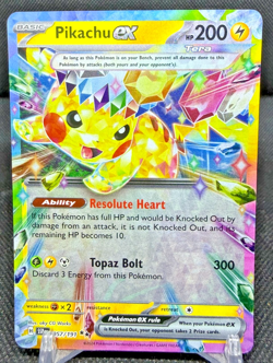 Pikachu ex 057/191 Sv08: Surging Sparks Holo Pokemon TCG MINT Pika - Image 1
