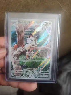 2025 Pokemon Meowth Phantasmal Flames Illustration Rare 106/094 - Image 1