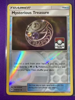 MYSTERIOUS TREASURE 113/131 LEAGUE PROMO REVERSE HOLO Pokemon TCG NM - Image 1