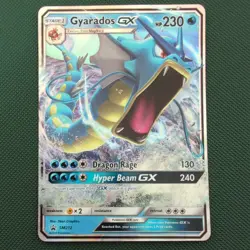 Pokemon TCG Gyarados GX SM212 Black Star Promo Hidden Fates Tin NM - Image 1