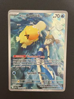 Pokemon Misty's Psyduck 193/182 - Illustration Rare DRI SV10: Destined Rivals - Image 1