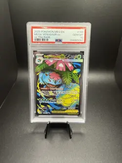 MEGA VENUSAUR EX 155 | 2025 POKEMON MEG EN-MEGA EVOLUTION | ULTRA RARE PSA-10 - Image 1